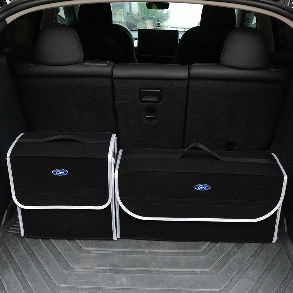 Car Trunk Large Capacity Sundries Storage Box Organizer Bag Tool Case For Ford Focus Mondeo Kuga Fiesta MK7 Escort Explorer Edge 2 4 MK2 MK4