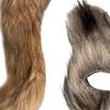 Artificial Cat Tail Halloween Party Festival Decoration Prop Set