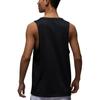 Jordan Sport Dri-FIT Simple Comfortable Sleeveless Solid Color Basketball Jersey Men Tops Black White HF9950-010