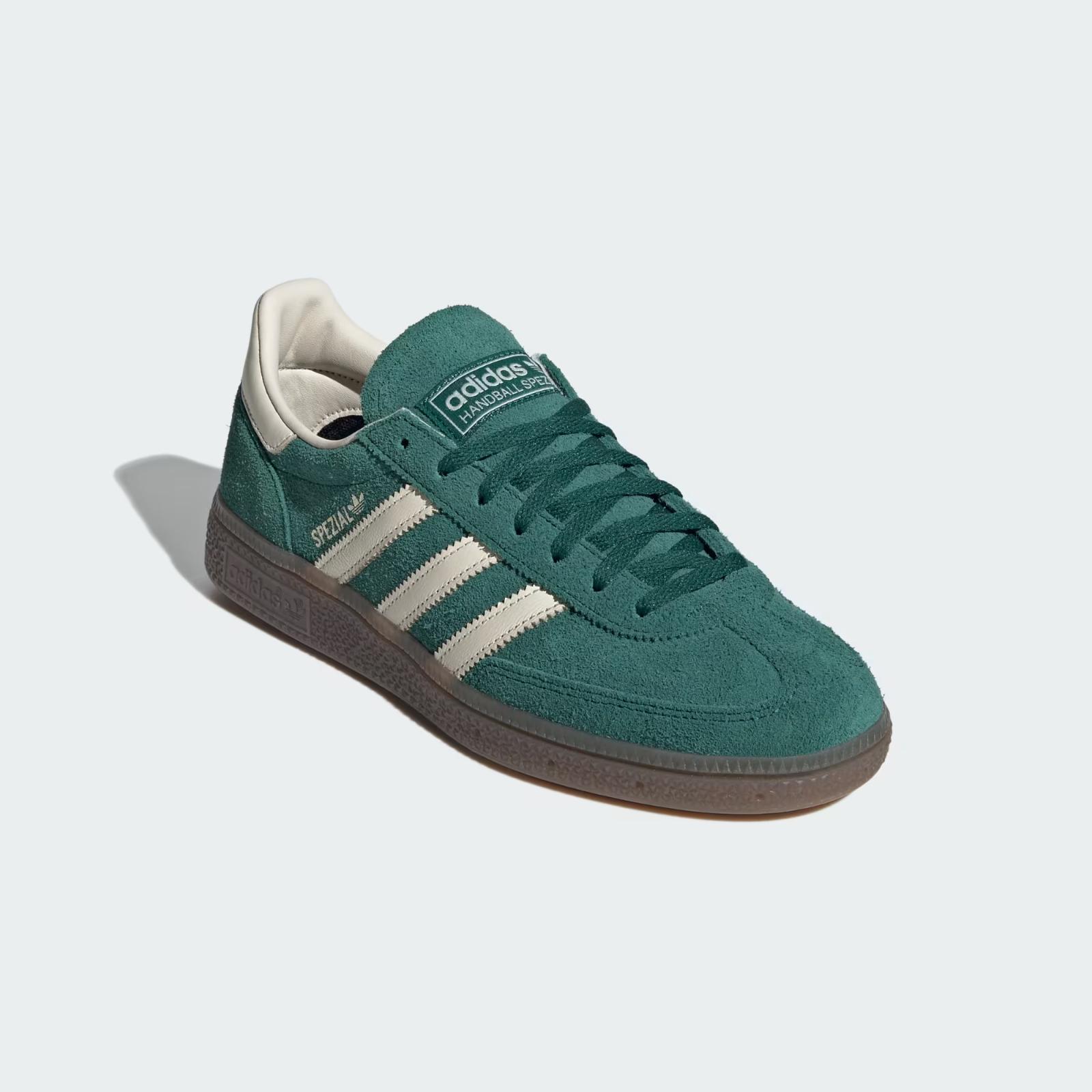 IH1509 adidas Originals Handball Spezial Колледжский Зеленый Кремово-Белый (Женский) 10W