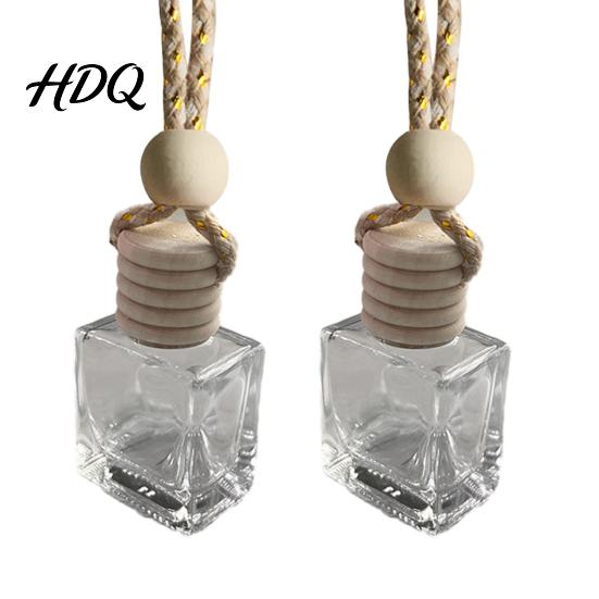 Essential Oil Car Diffuser Perfume Bottle Pendant Creative Hanging Air Freshener Gift for Friends Family Vehicle Portable Holder Interior