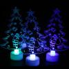 Santa E-iffel Towers LED Acryl Bunte Lichtplatte Tischlampe Weihnachtsdekoration