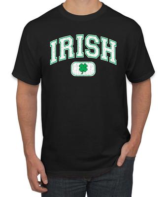 Vintage Irish Shamrock Retro St Patricks Day Men Graphic T- Shirt