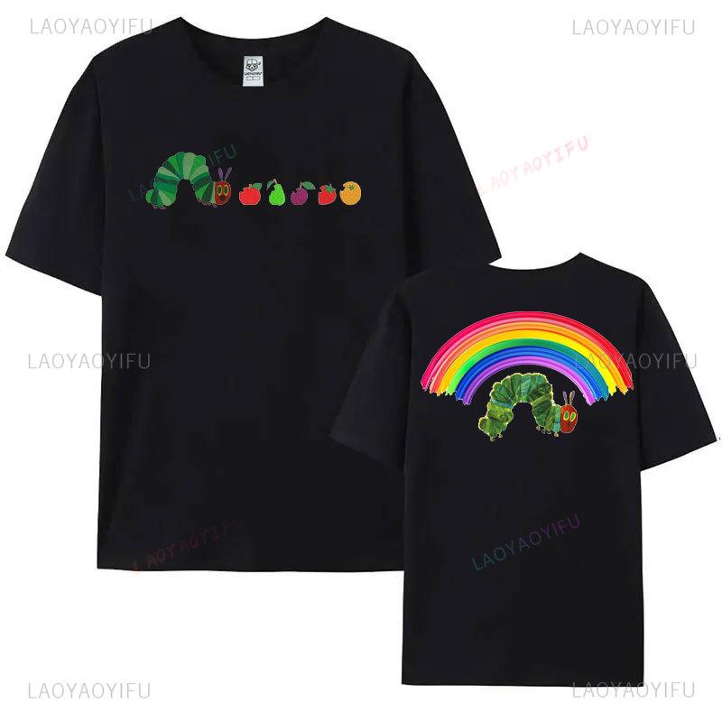 Hungry Caterpillar T-shirt Eat The Rich Graphic T Shirts Very Hungry Caterpillar Shirt Bookish Fan Gift Tees Activist Y2k Tops