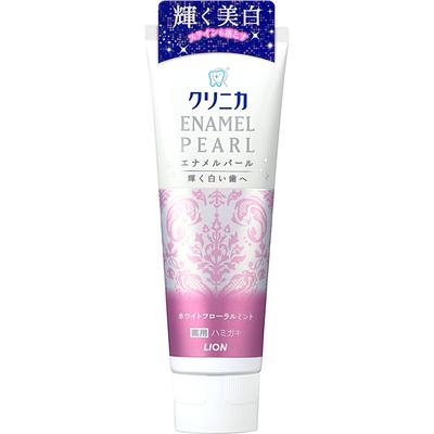Clinica Enamel Pearl White Floral Brilliant Natural Teeth Fluoride [Quasi-drug] Toothpaste, 130g, Mint, Whitening, Whitening,