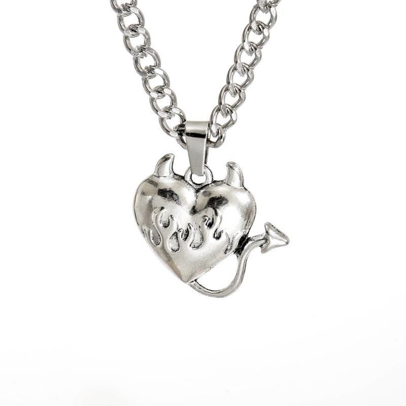 

Винтажное панк ожерелье с крестом Темный ветер Череп Любовь Подвеска Хэллоуин Аксессуары Женские