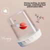 Portable Salad Cup with Fork Attachment Large Capacity Leak-Proof Sealed Design