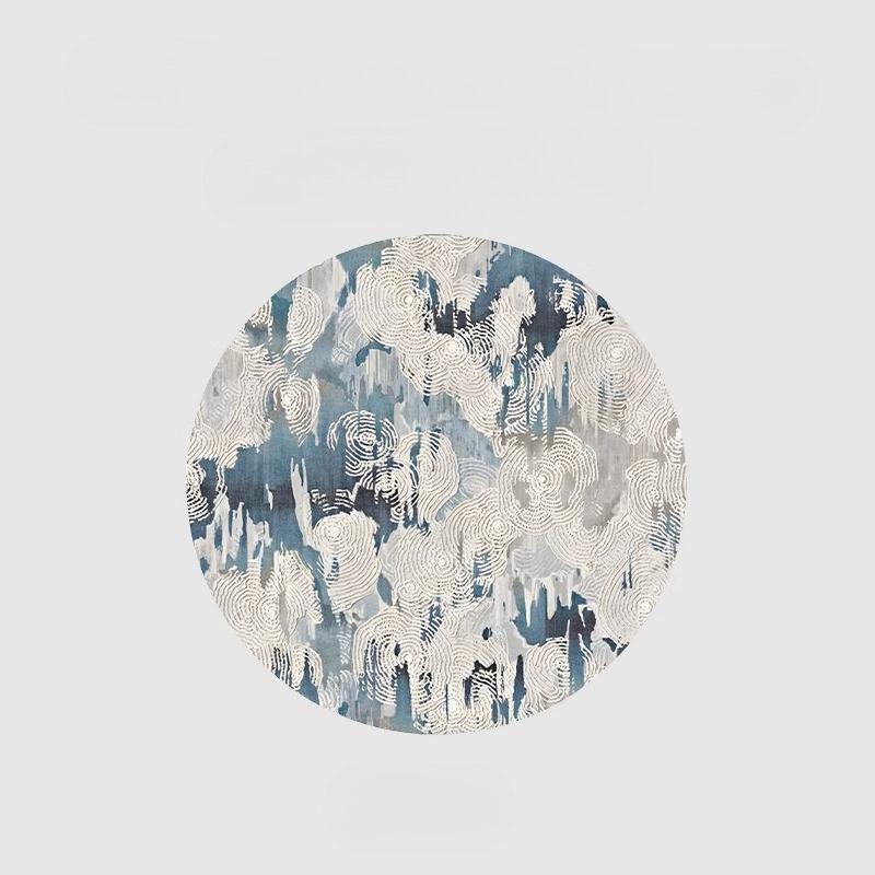 Light Luxury Rugs for Bedroom Nordic Style Living Room Decoration Round Carpet Home Fluffy Soft Rug Thick Plush Lounge Floor Mat