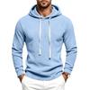 Men S Fleece Hooded Long Sleeve Sweatshirt For Autumn Outdoor Sports