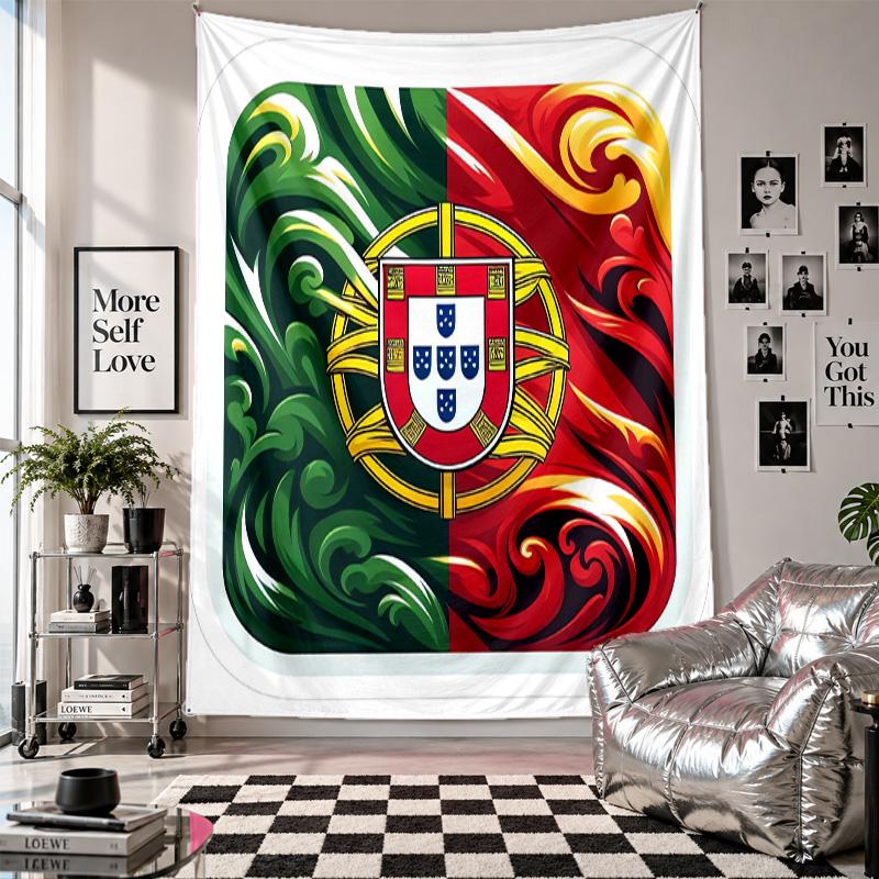Portugal Wall Tapestry Home Decor Wall Hanging Cloth for Bedroom Living Room Background