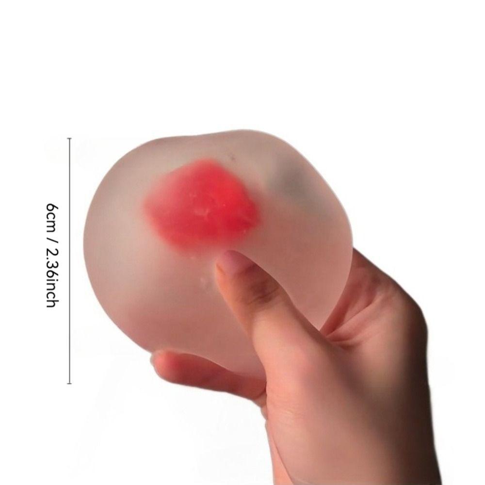 TPR Relief Toy Strawberry Mochi Pinching and Decompressing Toy New Squeeze Toys  Gifts