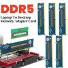DDR5 SO-DIMM Gaming Laptop RAM Memory Module Memory Card Converter DDR5 Memory RAM Adapter Card for Laptop Desktop