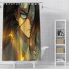 Attack On Titan Shower Curtain Waterproof Polyester Fabric Paint Colorful Bath Curtains Home Bathroom Decor Curtain With Hook