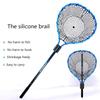 Dip Net Folding Portable Ultra Light Big Fishing Hand Lure Nets Silicone No harm Fish for Sea Saltwater Speed Extension Outdoor