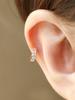 Minimalpiercing 14K Inner Conch Cubic Ring Piercing 1.2 Thickness