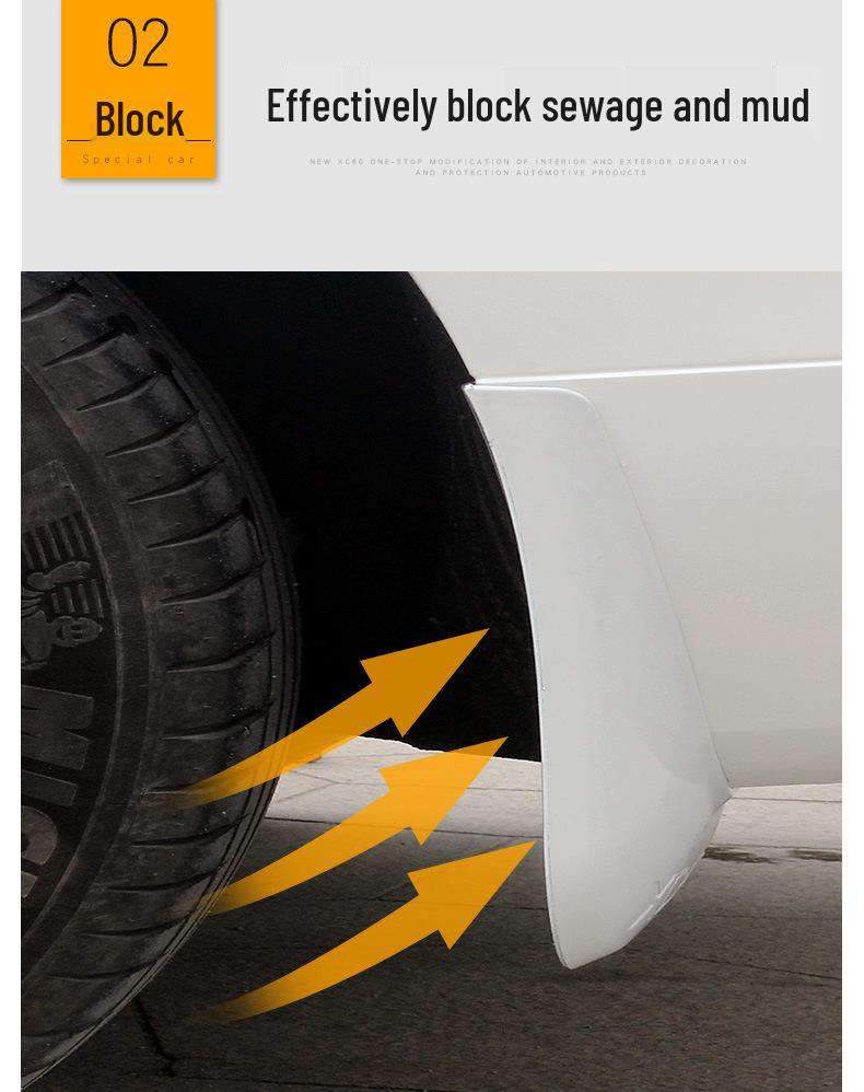 Volvo XC60 18-26 Model Mudguards - Front & Rear, 4-Wheel Special Car Decoration