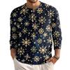 Men's Loose Casual Button Down Collar Long Sleeve Top