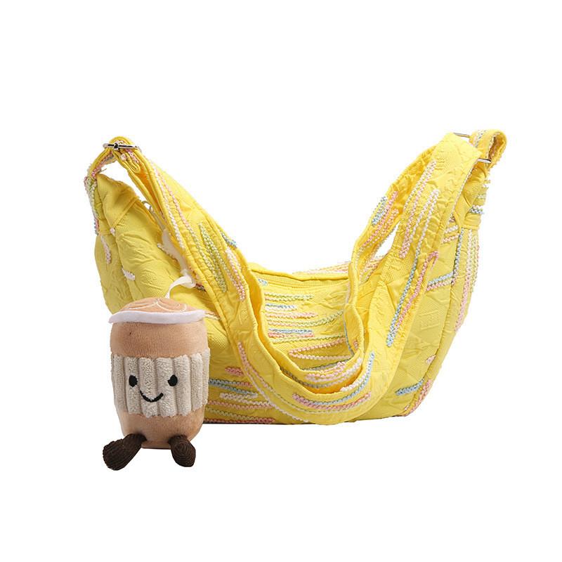 Chic And Fashionable Shoulder Dumpling Bag With Durable Composite Material For Trendsetters