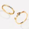 New 925 Silver Color Zircon Ring Simple Charm Personality Women Ring Birthday Party Gift for Friends Exquisite Jewelry