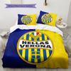 Hellas Verona FC  Pattern Bedding Quilt Set  Home Decoration  Gift (1 * duvet cover + 2 * pillowcase  without core)