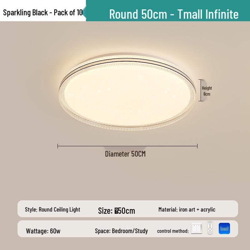 High Brightness Living Room Ceiling Light – Luxury Full Spectrum Eye Protection for Home Decor
