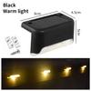 Waterproof Solar Stairs Light Outdoor LED Step Lamp Solar Powered Lighting for Deck Fence Pathway Railing Yard Garden Decoration