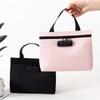 Canvas Bill Money Bag with Lock Zip Closure Security Document Bag  Outdoor Activities