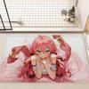 Hololive Sakura M-miko Bath Mat Kids Room Bedroom Decoration Balcony Anti-Slip Doormat Living Room Alfombra