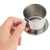New 5.5 X 6.5cm Size Portable Stainless Steel Coffee Drip Filter For Home Traveling