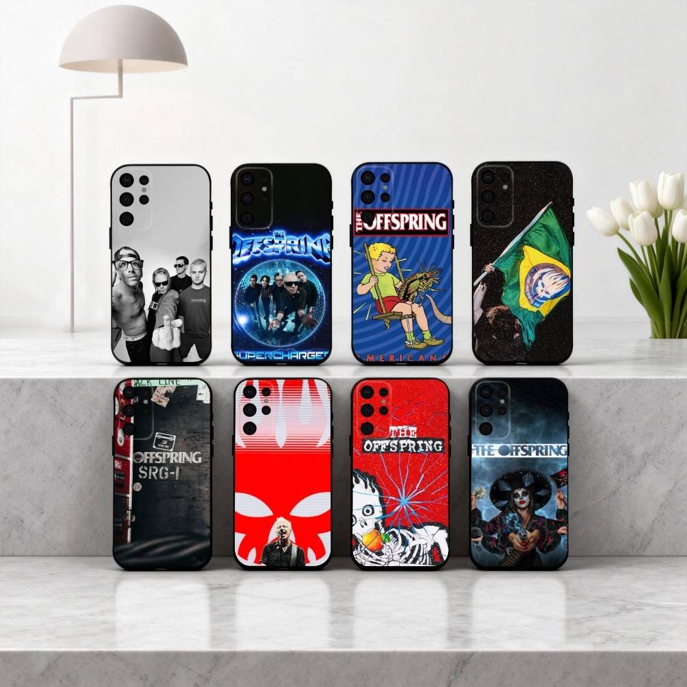 Punk T-The O-Offspring Band Phone Case For Samsung S25,S24,S21,S22,S23,S30,Ultra,S20,Plus,Others Soft Black Case