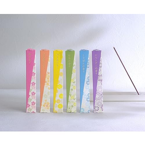 Conjunto de Presente Kameyama Wayuu Iroha Conjunto de 10 Peças de Incensos