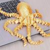 17cm 3D Printed Octopus Figurine with Flexible Joints Mini Octopus Model Full Body Movable Tentacle Fish Tank Landscape Ornament