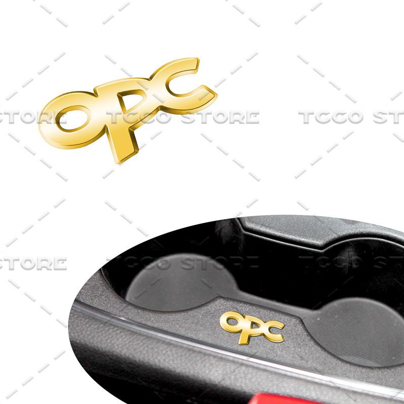 Auto Malé Kovové Auto Volant Auta Samolepka Středová Konzole Samolepka Dekorace Pro Opel OPC Logo Astra H G Insignia Mokka Zafira