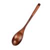 Simple Wooden Spoon Fork Set Long Handle Design For Deep Container Natural Finish Kitchenwares Durable Cooking Utensils