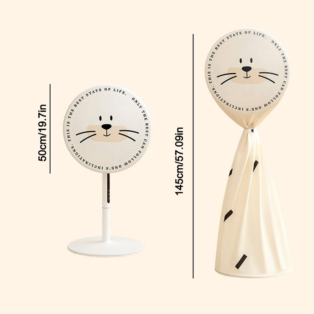 Cartoon Electric Fan Cover Drawstring Electric Fan Dust Cover Fan Safety Protective Mesh  Summer