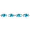 4pcs Aluminum Alloy CNC Simulated Brake Disc Accessories   Fit for 1:10 RC Car
