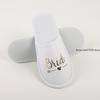 Fashion Bride Bridesmaid Slippers,Wedding Party Disposable Slippers Bridal Party Slippers Set, Lightweight Cozy Soft Sole Flats