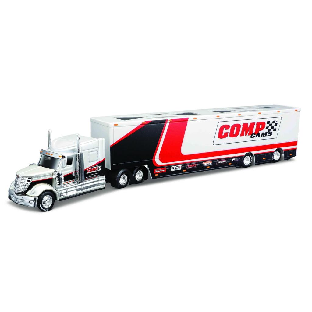 Maisto Scale Trailer Truck Comp Comes White Diecast Model Car 12418 1/64 (COMP)