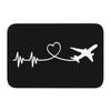 Personalized Plane Arrivals And Departures Doormat Mat Anti-Slip Plane Aviation Airplane Kitchen Bath Garden Rug Carpet 40*60cm