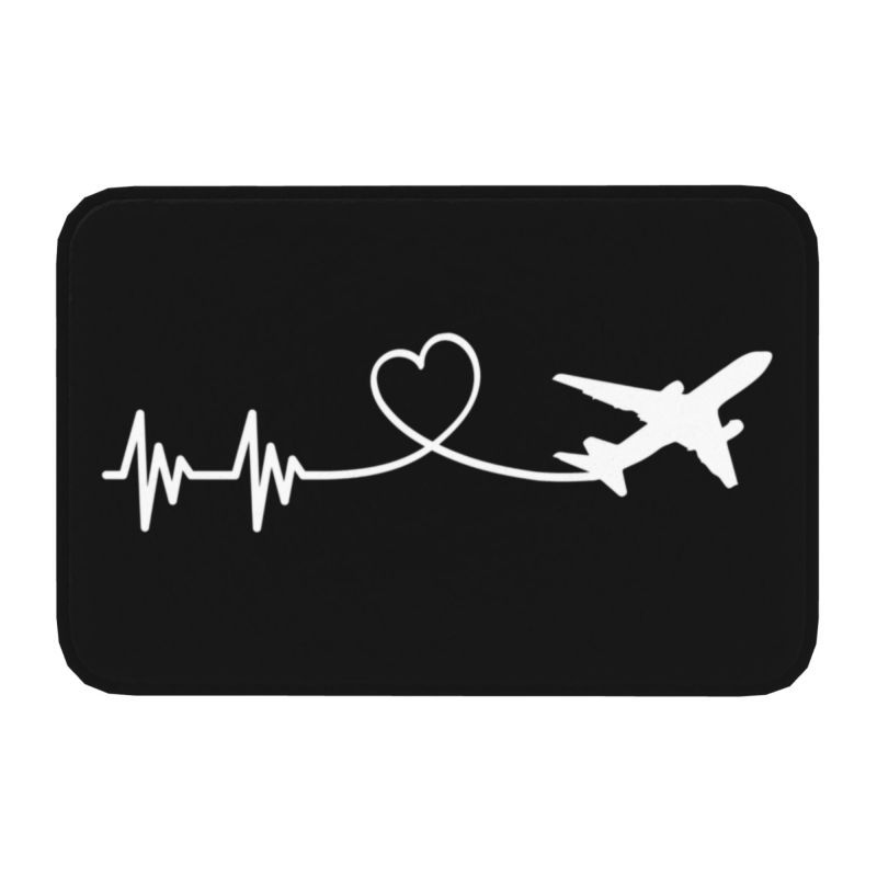 Personalized Plane Arrivals And Departures Doormat Mat Anti-Slip Plane Aviation Airplane Kitchen Bath Garden Rug Carpet 40*60cm