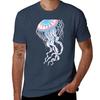 Trans Pride Realistic Jellyfish Tshirt Active Sports Short Sleeve Cotton Shirt Tshirt