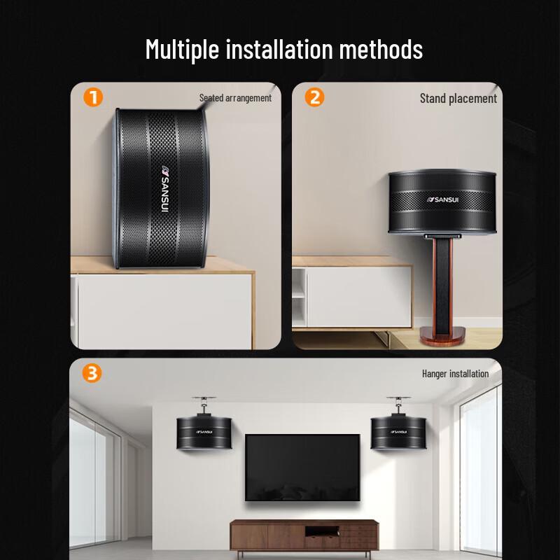 SANSUI H11 10-inch Home KTV Audio System CN Plug (adapter Included)