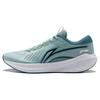 New LiNing Wave V2 Cushioning, Slip Resistant, And Abrasion Resistant Low Top Running Shoes Men's Stone Cyan Gray