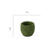 Milk White Creative Volcanic Stone Pattern Cement Succulent Flower Pot Office Home Desktop Decoration Green Plant Flowers