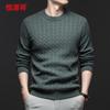Men's 100% Cashmere Thick Crew Neck Sweater