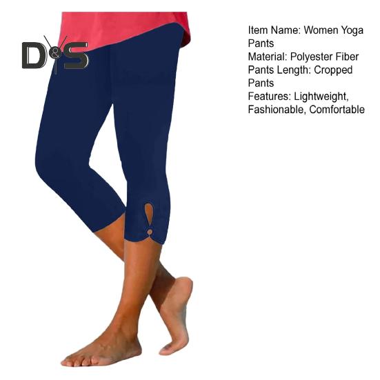 Γυναικεία Κάπρι Παντελόνια Γιόγκα Κάπρι Κολάν Ψηλόμεσα Ελαστικά Παντελόνια Συμπίεσης για Προπόνηση Αθλητικό Τρέξιμο Γιόγκα Ταξίδια