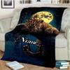 Leopard Customize Your Name Blanket Warm Comfortable And Soft Blankets Are Suitable For Home Lunch Break Blanket Office Sofa Sofa Gift To Relatives