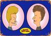שלט מתכת לקיר Beavis And ButtHead Beavis And ButtHead שלט פח רטרו