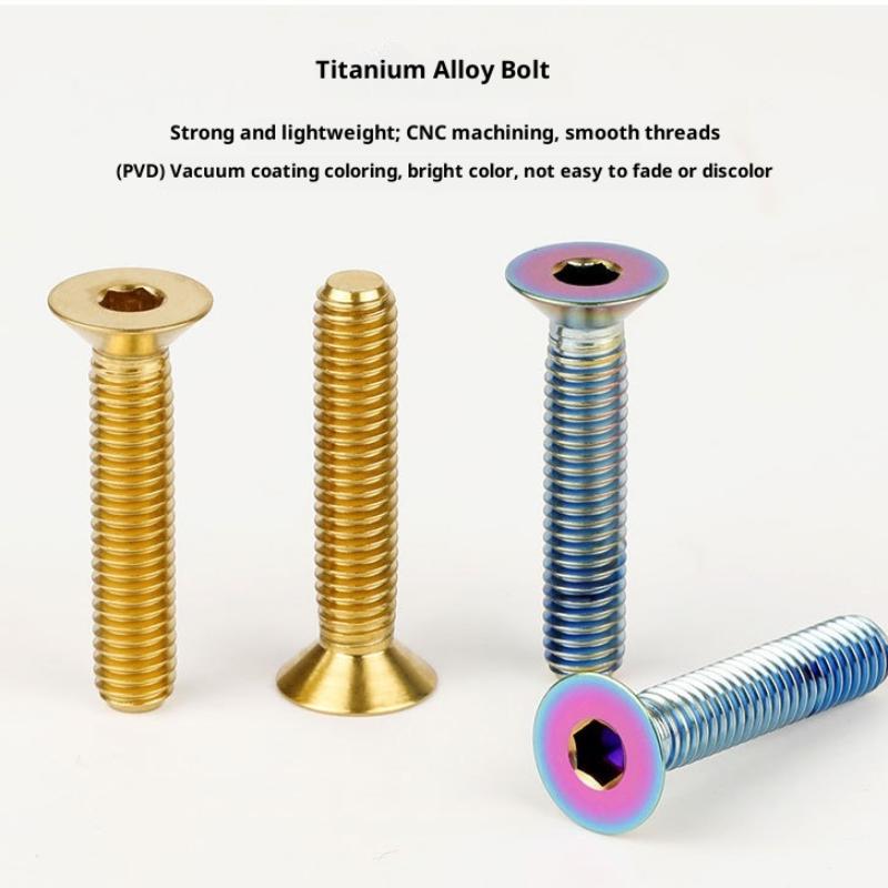 Carbon Fiber Headset Top Cap With Titanium Screw Lightweight Bike Stem Bolt Mountain Bicycle Front Fork Top Cover Parts