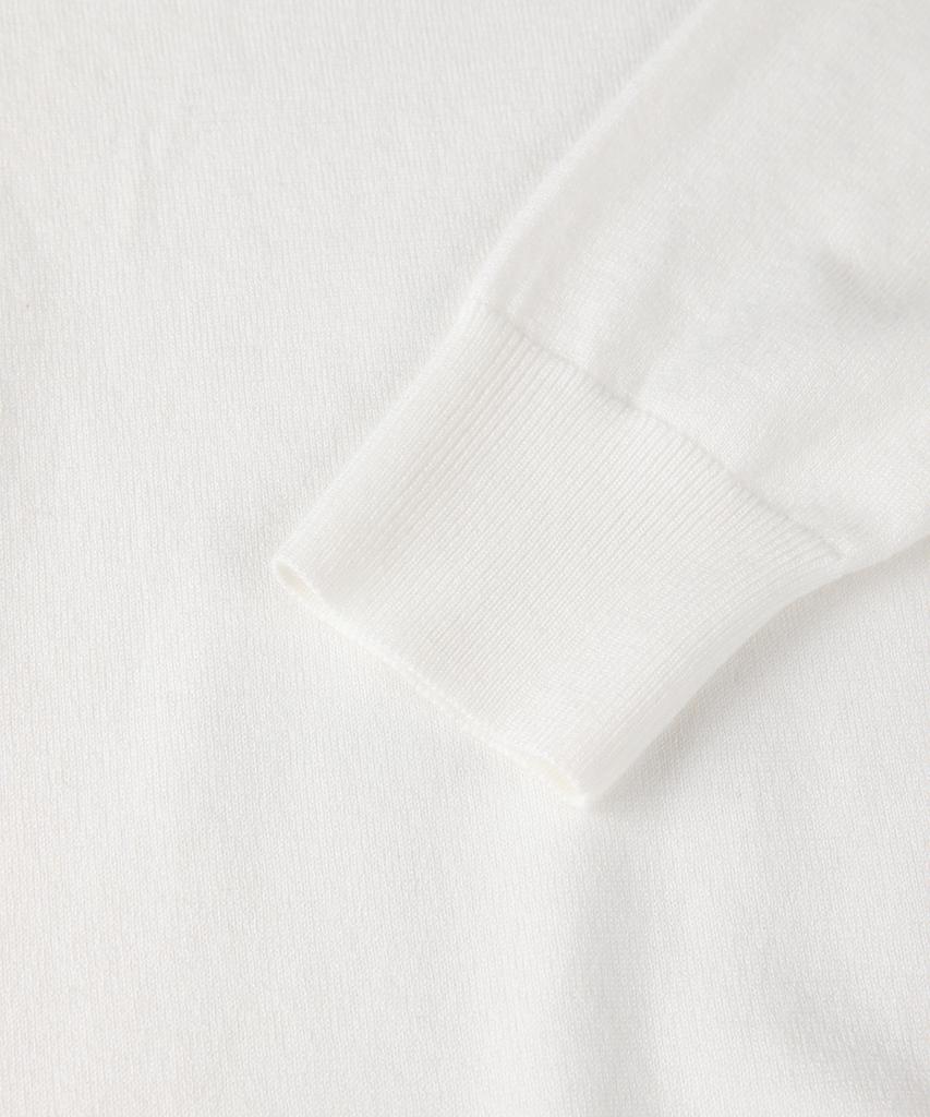 PANICALE Ivory Wool Blend Crew Knit